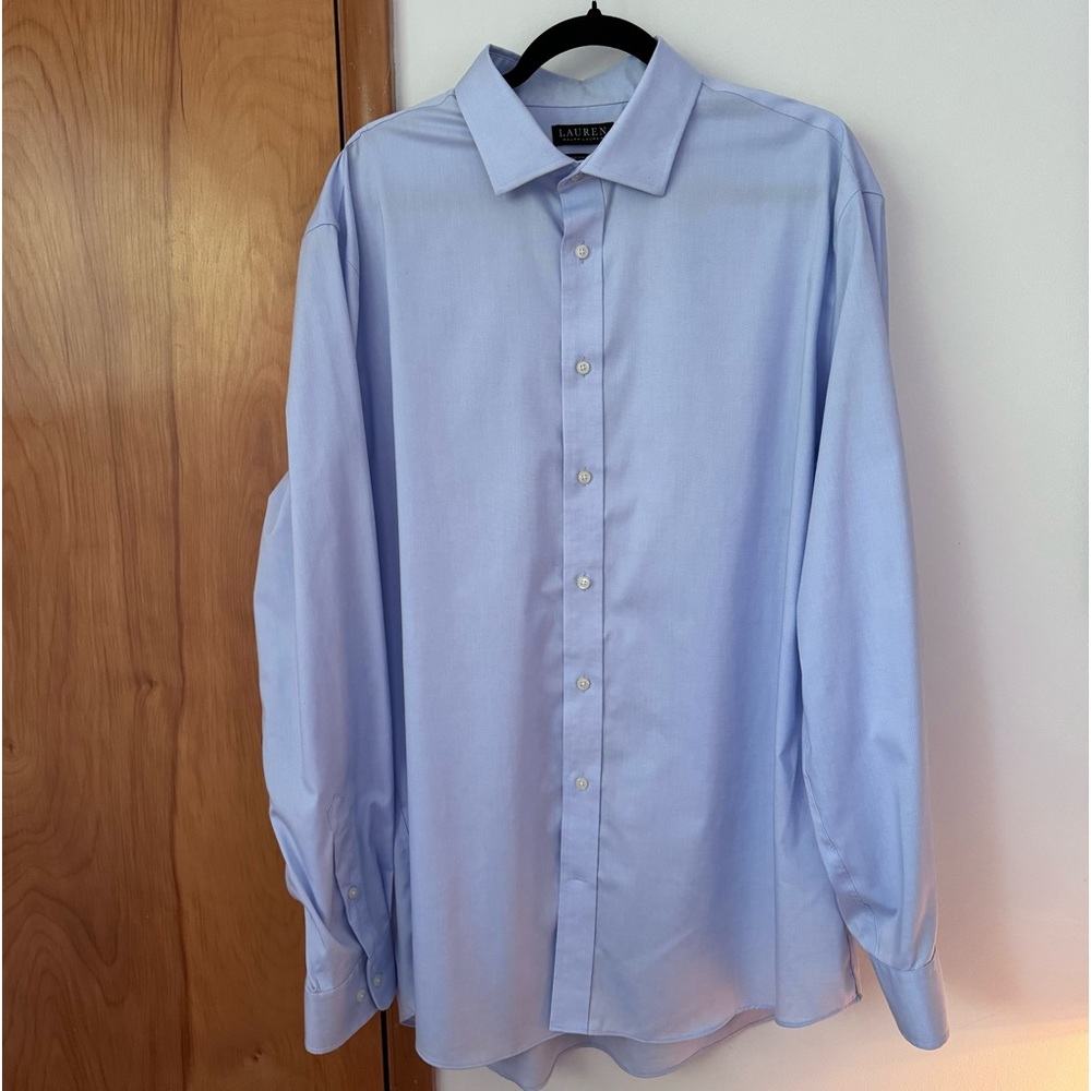 Lauren Ralph Lauren Oxford Dress Shirt, Tall fit, Light blue